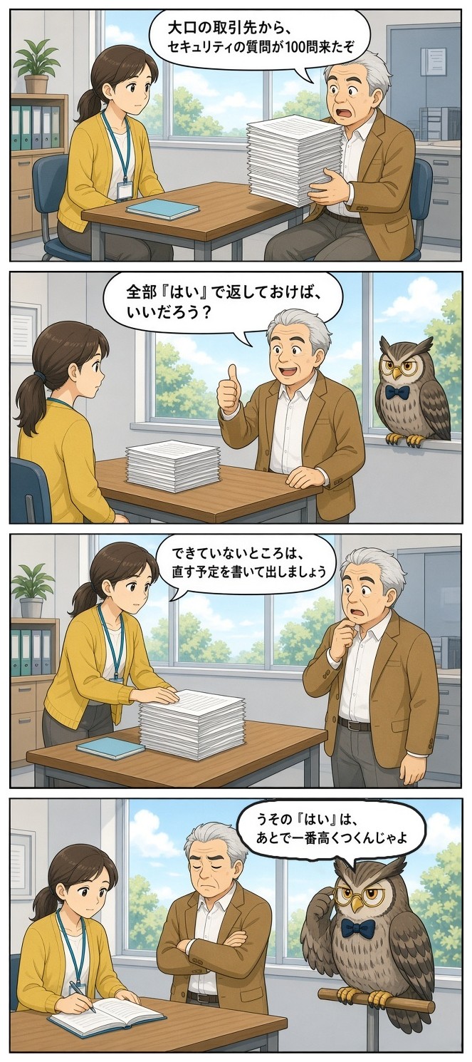 漫画『ミナト精密のAI係』「全部『はい』でいいだろう」